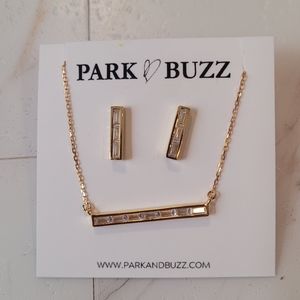 Park and Buzz earring and necklace set